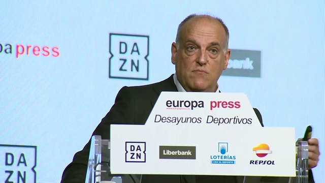 Tebas critica duramente la Superliga y manda un mensaje a Florentino Pérez