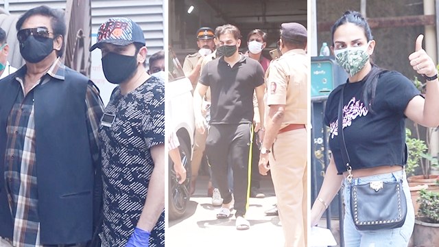 Shatrughan Sinha, Arbaaz Khan, Esha Deol Arrive To Get Covid-19 Vaccine
