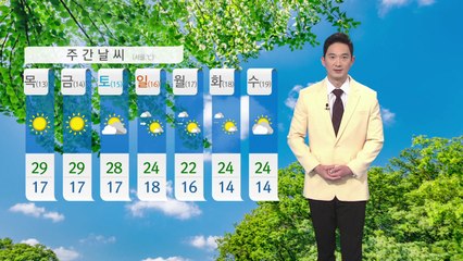 [날씨] 내일도 '초여름' 날씨...서울 낮 27도까지 올라 / YTN