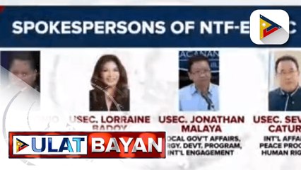 Tải video: Dalawang tagapagsalita ng NTF-ELCAC, ngayon ay walo na; pagdaragdag ng tao ng NTF-ELCAC, dagdag-gastos ayon sa ilang senador; NTF-ELCAC, nanindigang mas makatutulong ito sa pagpapakalat ng impormasyon