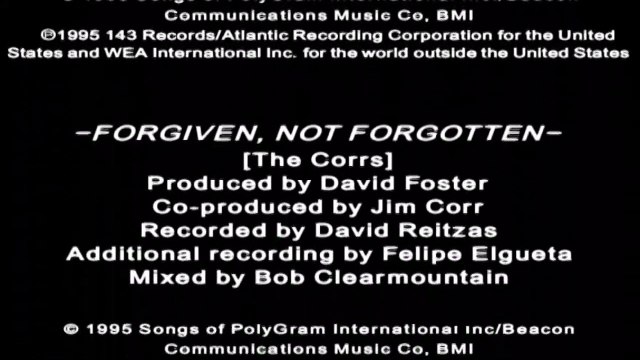 THE CORRS —LOUGH ERIN SHORE— (Background Instrumental) [BEST OF THE CORRS – THE VIDEOS]