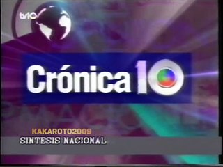 1995 - Crónica 10 Última Edición con la conducción de Gerardo López - 59 Años Canal 10 de Córdoba.