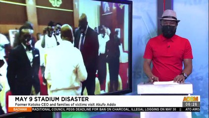 May 9 Stadium Disaster: Former Kotoko CEO and Families of victims visit Akufo Addo - Adom TV(11-5-21