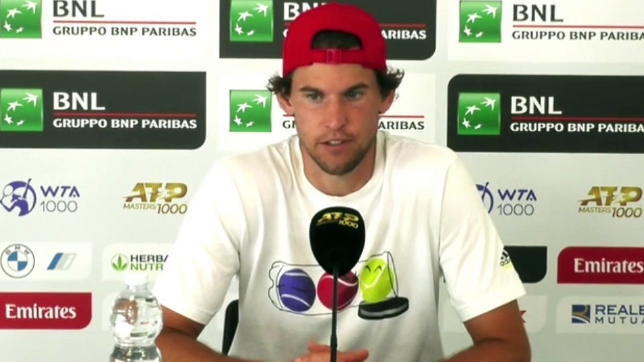 ATP - Rome 2021 - Dominic Thiem : "It's amazing to have Roger Federer around... "