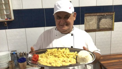 CHEFE MILTON ENSINA RECEITA DE ARROZ AO LEITE RESTAURANTE OPÇÃO EM PEDRAS DE FOGO