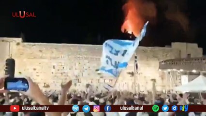 Mescid-i Aksa böyle yanarken dans ettiler