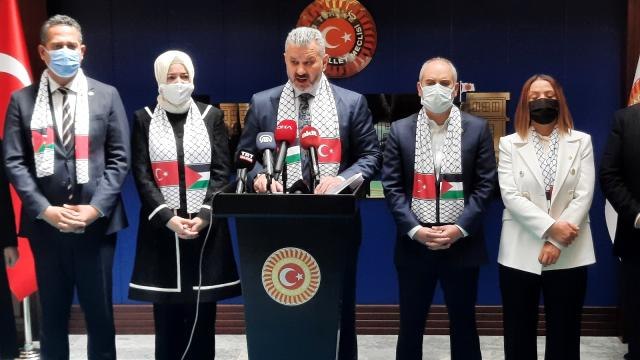 TBMM Türkiye-Filistin Dostluk Grubundan İsrail saldırılarına tepki