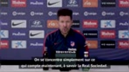 36e j. - Simeone : "Il y aura toujours des polémiques dans le football"