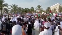 Kuveyt’te, Filistin'e destek gösterisi