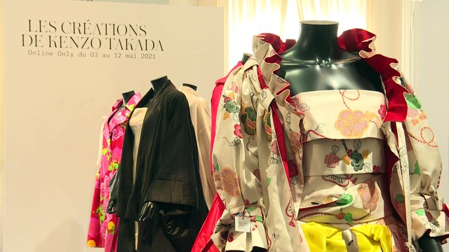 La collection parisienne de Kenzo et ses dernières créations aux enchères