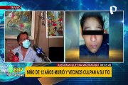 Niño hallado muerto en Huaycán: tío niega estar implicado pero vecinos lo responsabilizan