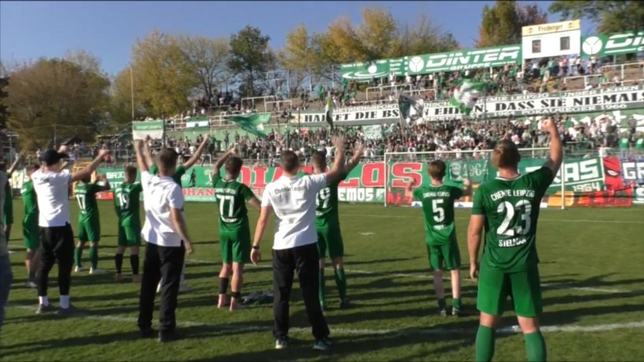 Sachsenpokal: Chemie Leipzig eiskalt gegen Blau-Weiß