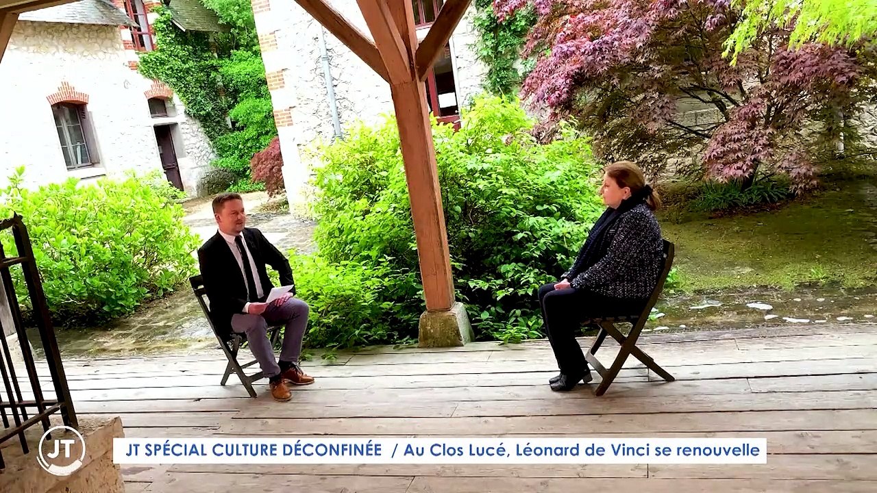 JT SPECIAL CULTURE DECONFINEE / Au Clos Lucé, Léonard de Vinci se renouvelle