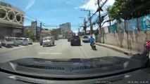 Rider Swerves and Hits Parked Truck
