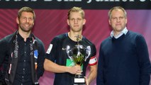 Arne Maier - Ehrung des besten Spielers des JuniorCups