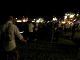 FULL MOON PARTY NOVEMBRE 2008 DEBUT DE SOIREE