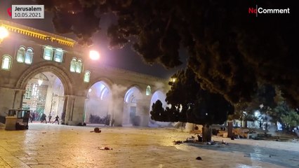 Tränengas und Blendgranaten vor Al-Aksa-Moschee