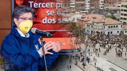 Visiblemente afectada, Claudia López eleva un llamado al autocuidado