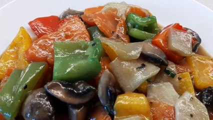 Chunky Vegetables | Easy Tasty Vegetarian Side Dish