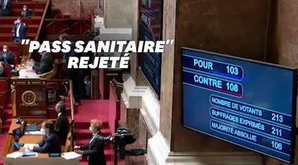 Coup de théâtre à l'Assemblée: l'article instaurant le pass sanitaire est rejeté
