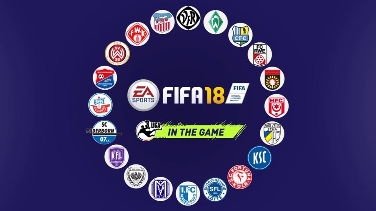 FIFA 18: EA zelebriert die 3. Liga