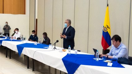 Presidente Duque está en Cali en medio de jornada de protestas