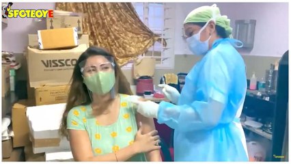 Debina Bonnerjee Receives Her First Vaccination Shot