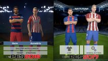 PES 2017: Der Grafikvergleich mit dem Vorgänger
