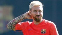 Besonderer Trainingskick: Messi spielt Blindenfußball