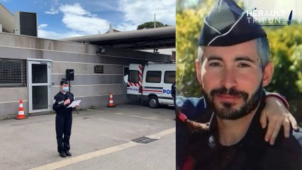 Agde : les autorités rendent hommage au policier Eric Masson