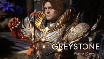 Der neue Kämpfer Greystone im Gameplay-Trailer