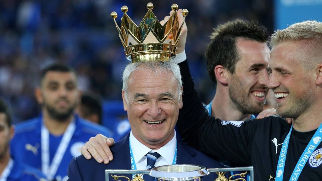 Leicester im Rausch: Champagner-Dusche für 'King Claudio'