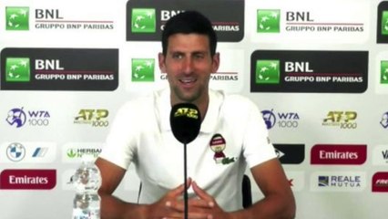 ATP - Rome 2021 - Novak Djokovic : "I'm excited to come to Paris. That's obviously the biggest goal of my clay court season"