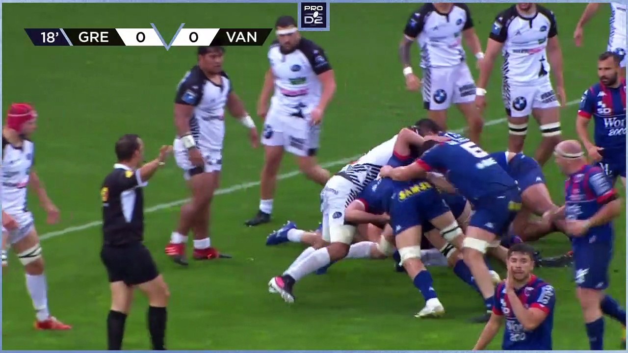 PRO D2 - Résumé FC Grenoble Rugby-RC Vannes: 13-6 - J28 - Saison 2020/2021