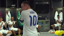Rooney sagt Danke - Kabinenansprache vom Rekordtorschützen
