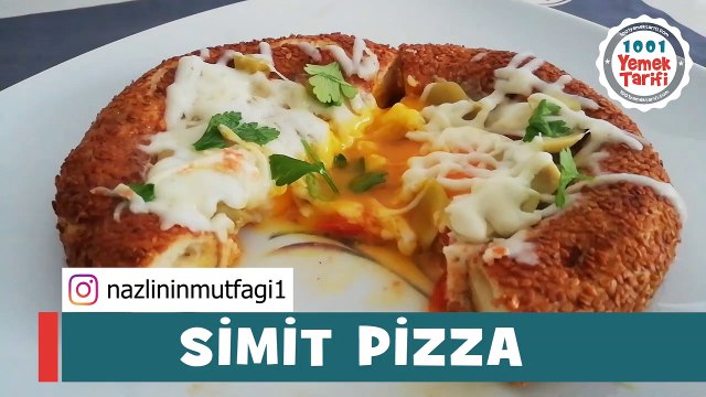 PİZZA SİMİT TARİFİ | Malzemeleri-Püf Noktası ve Kaç Kalori