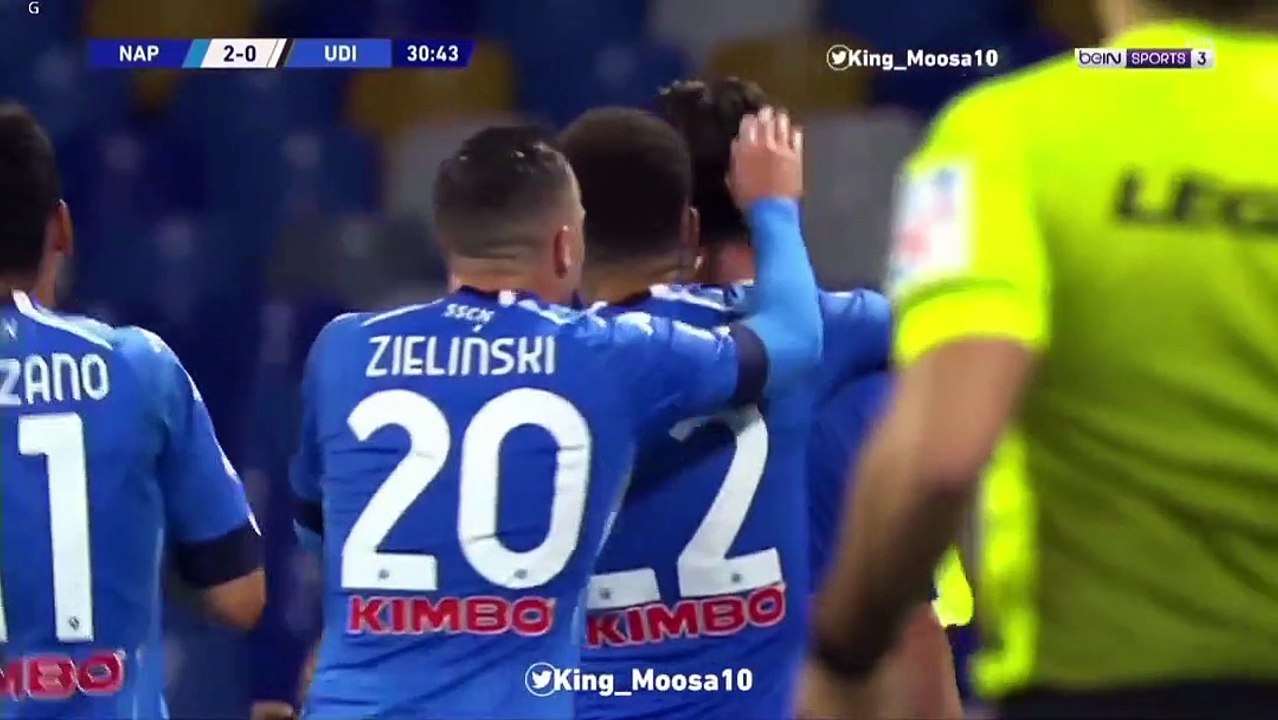 نابولي 5 × 1 أودينيزي | اهداف اللقاااء ⚽ "