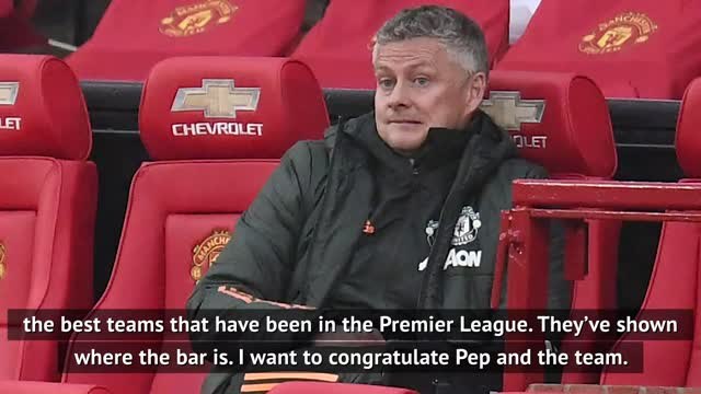 United pushed City but they do set the standard - Solskjaer