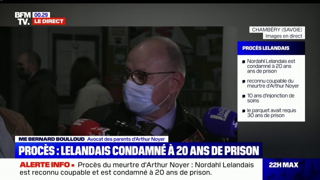 Nordahl Lelandais condamné: pour l'avocat des parents d’Arthur Noyer, ce qui importait, c'était que la notion de meurtre soit retenue