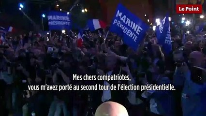 Marine Le Pen : "La première étape qui doit conduire les Français à l'Élysée est franchie."