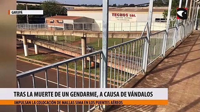 Tras la muerte de un gendarme a causa de vándalos, impulsan la colocación de mallas sima en los puentes aéreos para evitar nuevas tragedias