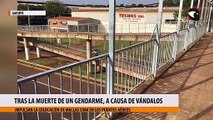 Tras la muerte de un gendarme a causa de vándalos, impulsan la colocación de mallas sima en los puentes aéreos para evitar nuevas tragedias
