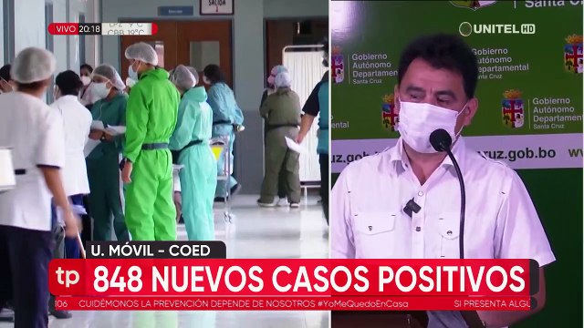 848 nuevos positivos en Santa Cruz: Empezamos a vivir el impacto del 1 de mayo , dice el Sedes