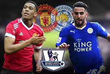 Goals for Manchester United and Leicester City (1-2) English Premier League