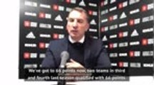 Rodgers recognises 'huge' Leicester step towards Champions League qualification
