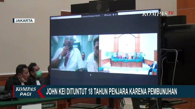 John Kei Dituntut 18 Tahun Penjara Atas Kasus Pembunuhan Anak Buah Nus Kei