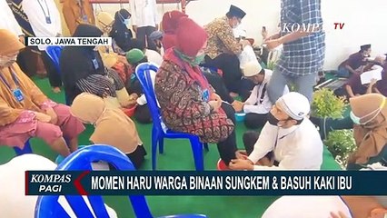 Haru! Menutup Ramadan, Napi di Rutan Kelas I Solo Sungkem dan Minta Maaf pada Ibu Masing-masing