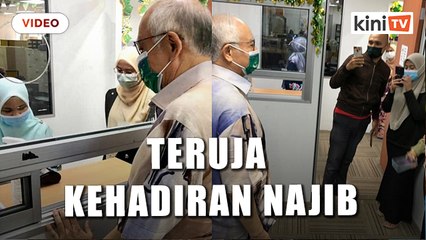 Warga Pejabat Kesihatan teruja kehadiran Najib bayar kompaun