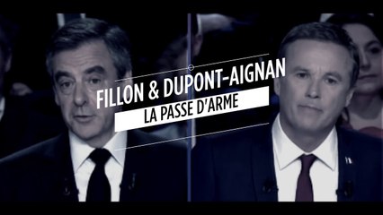 Passe d'arme entre Fillon et Dupont-Aignan