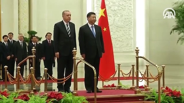 Cumhurbaşkanı Erdoğan Şi Cinping ile görüştü